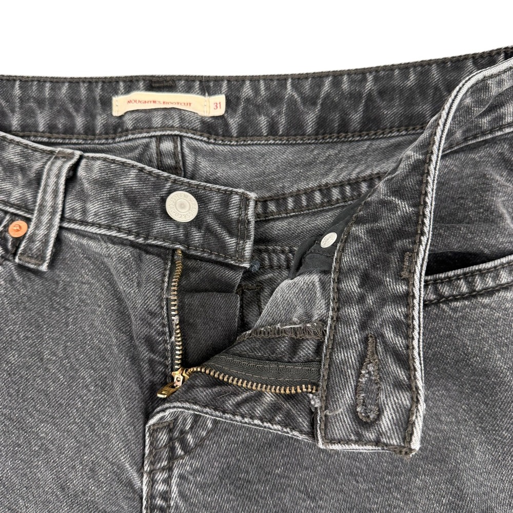 Levi's Premium Jeans‎ Womens 31 Black Noughties Bootcut Denim Water Less Stretch - Picture 3 of 14